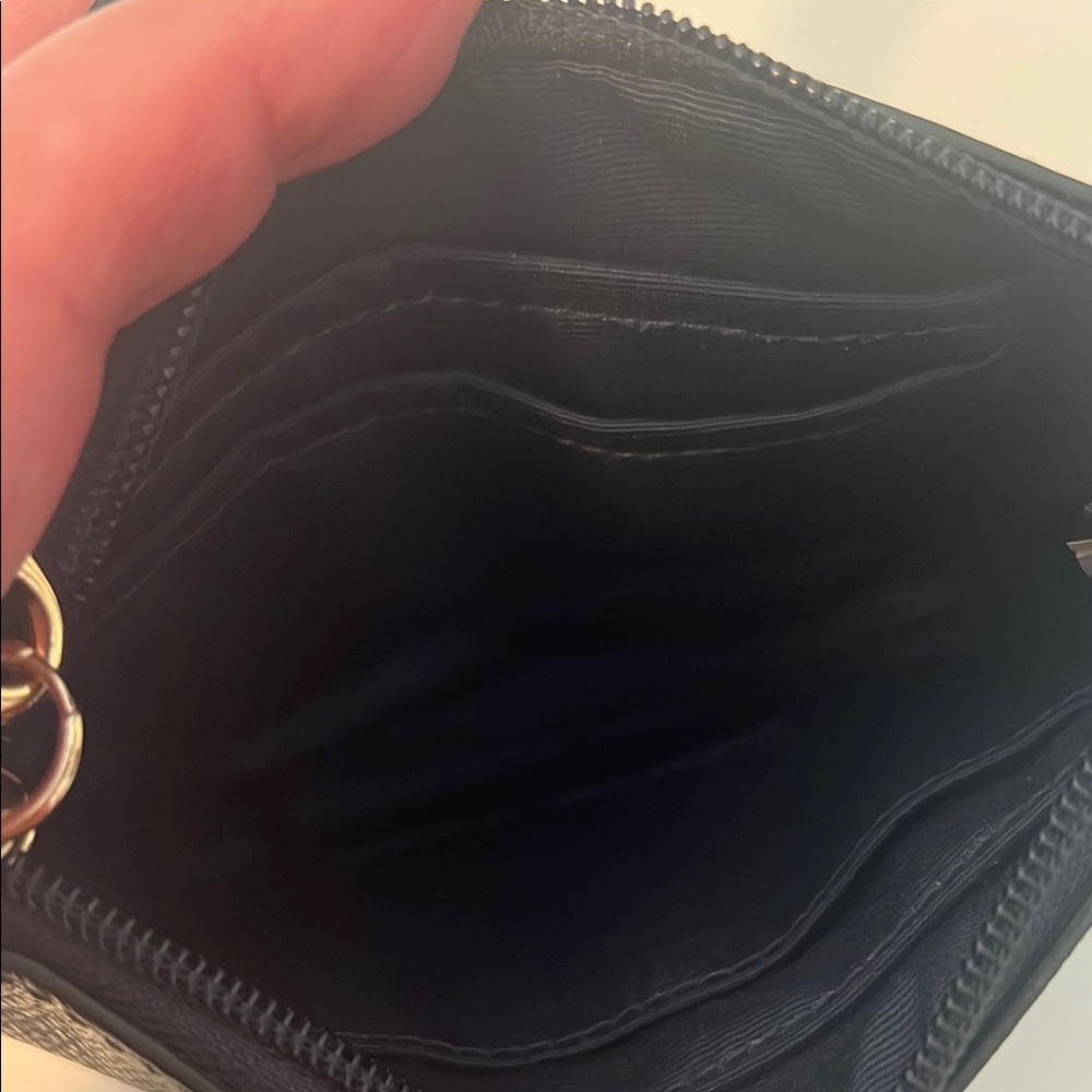 Coach Dark Navy Leather Wristlet/wallet - Picture 6 of 10